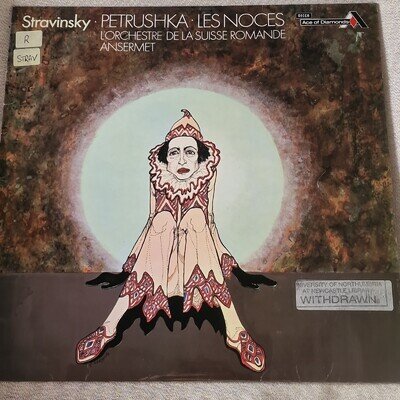 Igor Stravinsky -L'Orchestre De La Suisse Romande, Ernest Ansermet Petrushka -Lp