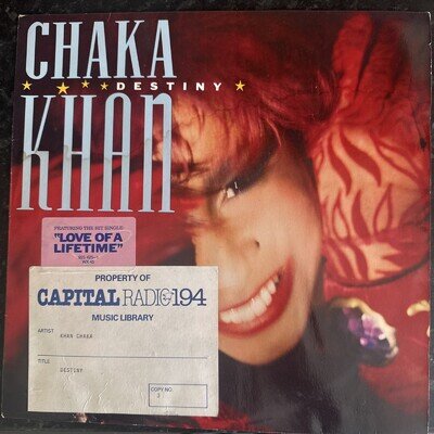 Chatka Khan - Destiny, Vinyl LP, capital radio 194 property, rare￼