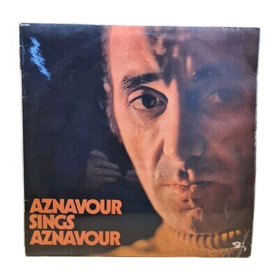 Charles Aznavour Aznavour Sings Aznavour Vinyl Record VG+/VG 80415 1971