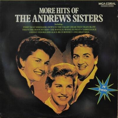 More Hits Of The Andrews Sisters Vinyl (1975) The Andrews Sisters Jazz