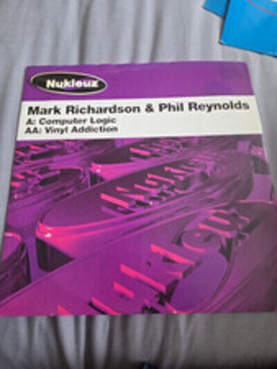 Nukleuz Mark Richardson & Phil Reynolds Computer Logic/Vinyl Addiction 12" Vinyl