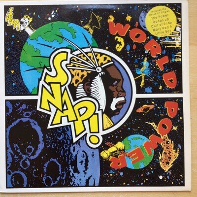 SNAP! - WORLD POWER - LP - 1990 - LOGIC 210 682 - PLAYS VG+