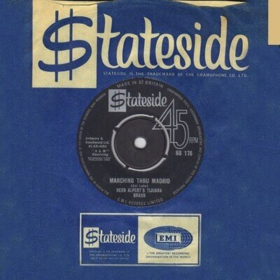 Herb Alpert's – Marching Thru Madrid / Struttin' With Maria - 7" Vinyl - AIFM
