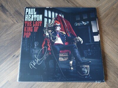 Paul Heaton The Last King of Pop Signed 12 Vinyl Double LP Album Autographed