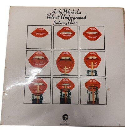 Velvet Underground & Nico Andy Warhol Lips Art 1971 UK First Pressing 6050