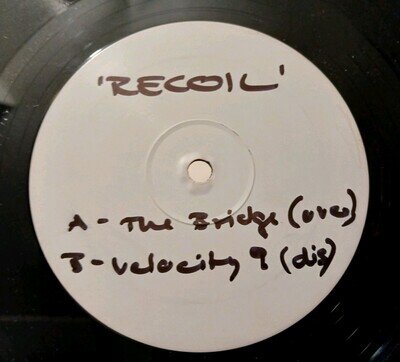 Recoil - The Bridge / Velocity. EX Jungle Drum N Bass Vinyl. 1996 Urban Flavour