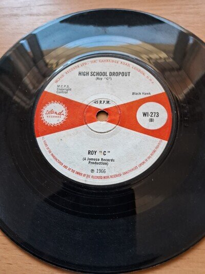 ROY C HIGH SCHOOL DROPOUT vinyl 45