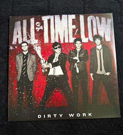 All Time Low Dirty Work 12" Black Vinyl LP Interscope Records (2011)