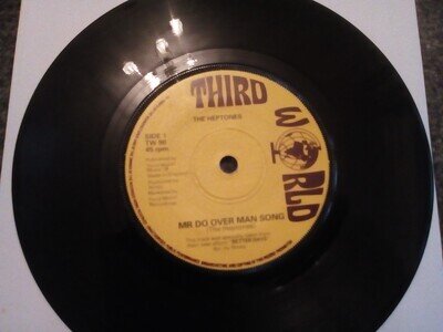THE HEPTONES "mr do overman song" UK 1978 THIRD WORLD label 7" single
