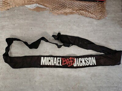 Michael Jackson Headband , T Shirt, Ticket Stub, Poster And Paper Cardiff 1988