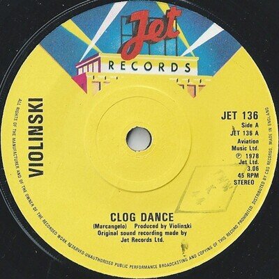 Violinski - Clog Dance (7", Single)