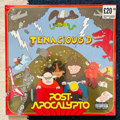Tenacious D Post-Apocalypto Sealed Green 12" Vinyl LP 2018 Columbia Records