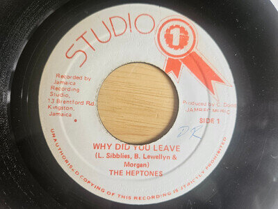 Reggae - The Heptones - Why Did You Leave - Studio 1
