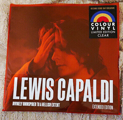 Lewis Capaldi Divinely Uninspired RARE RSD Ltd Extended Clear Vinyl 2LP 2000Made