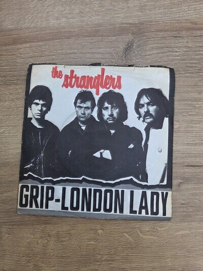 The Stranglers Grip- London Lady Single 7" Vinyl UK 1977 VG