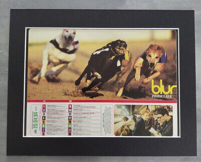 Blur Parklife Promo Original Album Advert Mounted 14x11"