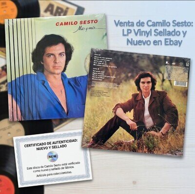 CAMILO SESTO " Mas Y Mas" LP VINYL NEW SEALED MEXICAN IMPORT FREE USA SHIPPING