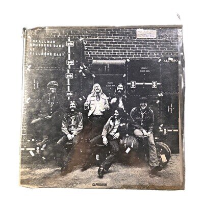 ALLMAN BROTHERS BAND At Fillmore East 2LP 1971 US 1st Press PINK Capricorn SH