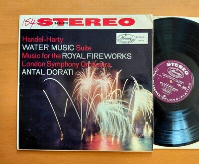 AMS 16031 Handel Water Fireworks Music Dorati Mercury ED1 Stereo Vinyl SR 90158