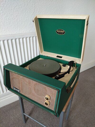 Vintage Dansette Celebrity Record Player Very Rare 1960s