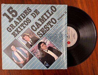 Camilo Sesto - 15 Grandes Exitos [LP VINYL] Ariola Mexico 1984 VG