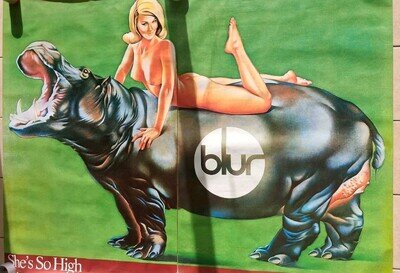Blur backdrop double sheet subway poster she's so high