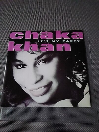 rare promo chaka khan its my party 1988 wea /wb records 7inch single record