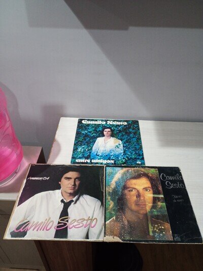 LOT 3 LP'S VINYL CAMILO SESTO.- GOOD CONDITION