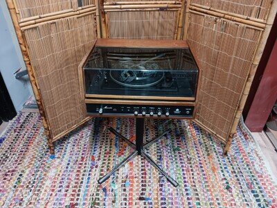 Vintage Dynatron Mazurka Valve Record Player Turntable (working)