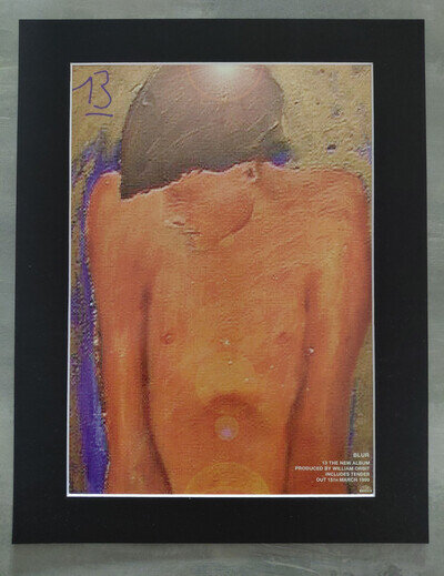 Blur 13 Promo Original Album Advert Mounted 14x11 Inches