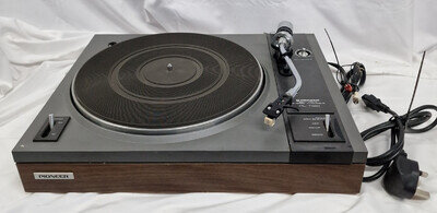 Pioneer PL-112D Vintage Stereo Turntable Record Player No Lid. Tested & Working.