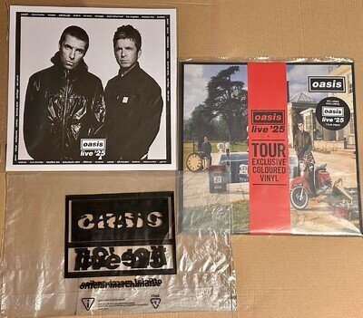 OASIS - Be Here Now - Live ‘25 Tour Exclusive Vinyl SEALED + Bag Print RKIDLP85P