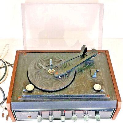 Vintage 1970s Duette Stereo Multiplex Record Player/ Working (No Speakers)
