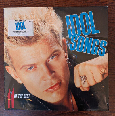 Billy Idol - Idol Songs - 11 Of The Best - 12" Vinyl Record Album LP 1988