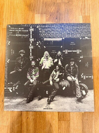 Allman Brothers Band At Fillmore East Vinyl 2xLP UK Capricorn 2659 039 MINT