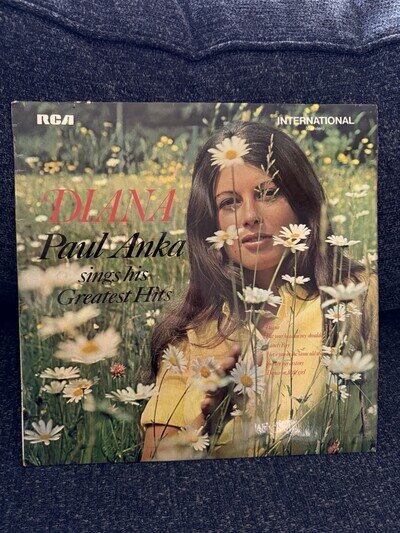 Paul Anka Diana Vinyl Album (Paul Anka Sings His Greatest Hits)
