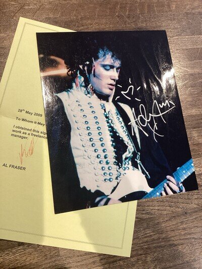 Original ADAM ANT Hand Signed 8x10” Photograph Autograph Signature