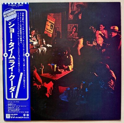 Ry Cooder Show Time (Chicken Skin Revue) Vinyl LP Japan WB P-10384W