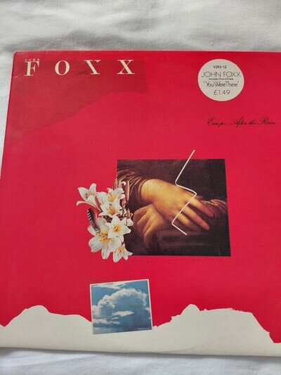 John Foxx Europe After the Rain Electronic Vinyl 12" Single Ultravox