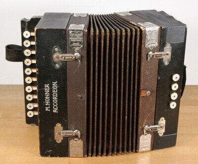 Antique HOHNER Cotillon Button Accordion Accordion France Circa 1930 Accordion