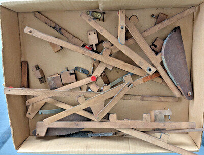 Antique Estey Pump Organ Hard To Find Parts Connectors Linkages Guide Blocks