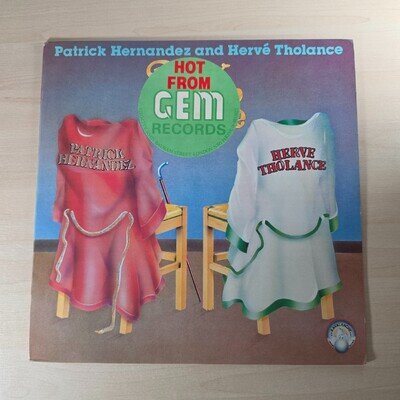 Patrick Hernandez And Hervé Tholance - 12" Vinyl - Back To Boogie (White Label)
