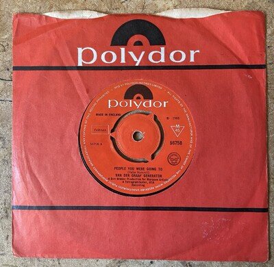 VAN der GRAAF GENERATOR - FULL SET OF UK45s. ALL EXC CONDITION.