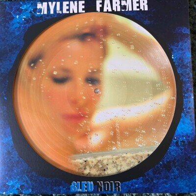 Mylene Farmer Bleu Noir Vinyl Record Double LP Picture Disc New sealed