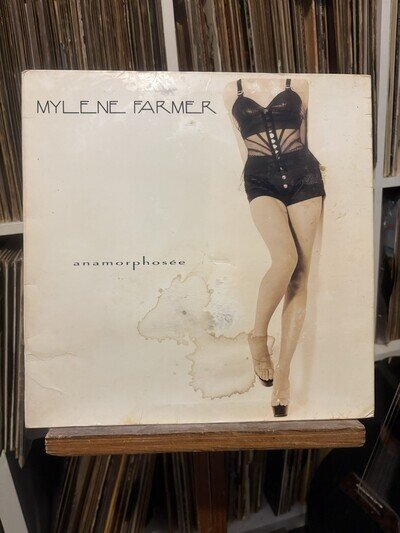 MYLENE FARMER "ANAMORPHOSEE" ULTRA-RARE ORIGINAL FRENCH 1ST PRESSING VINYL LP!