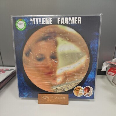 Mylene Farmer – Bleu Noir Vinyl Record NEW 2xLP Picture Disc 2022