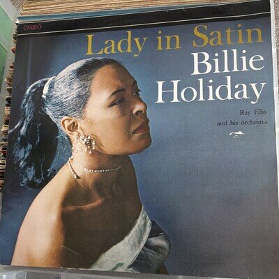 Billie Holiday Lady in Satin CBS 32259 12" LP Vinyl 33RPM Stereo 1958