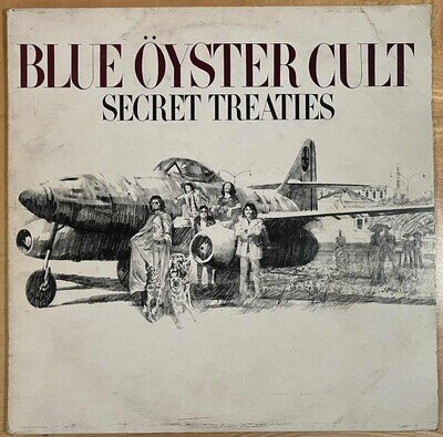 Blue Oyster Cult. 12" Vinyl LP. Secret Treaties.