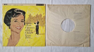 CATERINA VALENTE Classics With A Chaser LP 1960 UK 1st RCA RD-27240 Mono VG/VG+