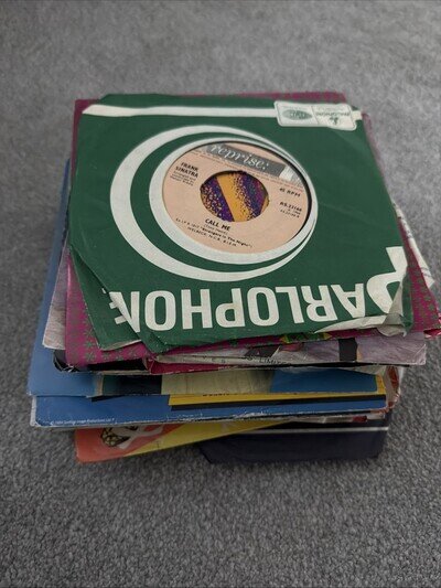43 X 7” Vinyl Records In Sleeves Job Lot